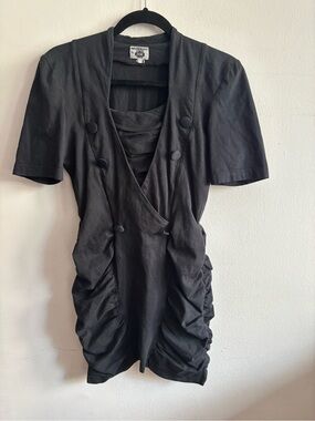 Professional Outfit by Zoe Black ruched mini dress